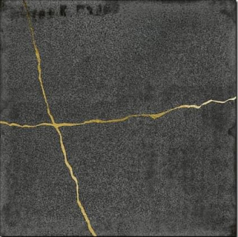 Плитка Enso Kintsugi Graphite 12,5X12,5 См