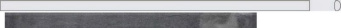 Спецэлемент Fez Rounded Edge Graphite Gloss 1,1X12,5 См