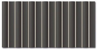 Плитка Faces Bars Coal 12,5X25 См