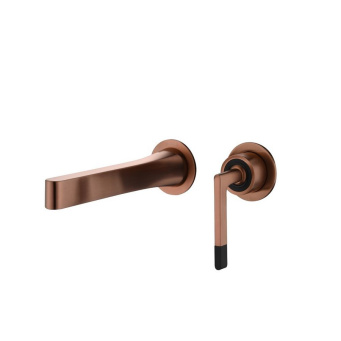 165-BRB Смеситель Boheme Duo для раковины из стены 2х-позиционный BRUSHED BRONZE фото 165-BRB Смеситель Boheme Duo для раковины из стены 2х-позиционный BRUSHED BRONZE