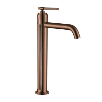 172-BRB Смеситель для умывальника высокий ETERNA BRUSHED BRONZE