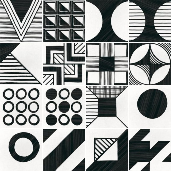 Керамогранит Patchwork B&W 20x20 фото Керамогранит Patchwork B&W 20x20