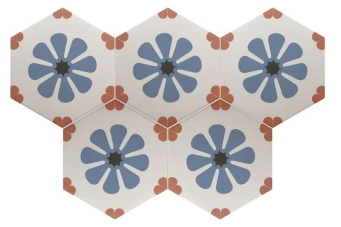 Керамогранит Coimbra Bella Blue 17,5x20 фото Керамогранит Coimbra Bella Blue 17,5x20