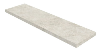 Ступень Лирика Уайт 33x120 угловая правая