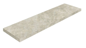 Ступень Лирика Грэй 33x120 угловая левая