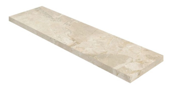 Ступень Вивальди Уайт 33x120 угловая правая