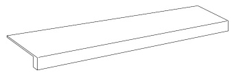 Ступень Ринашенте Фьюжн Аггломерейт Дарк фронтальная 33x120