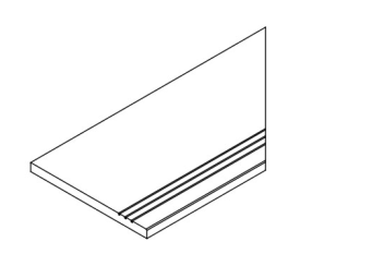 Бортик Магма Айс 30x120 грип правый (620090001334) Бортик Магма Айс 30x120 грип правый (620090001334)