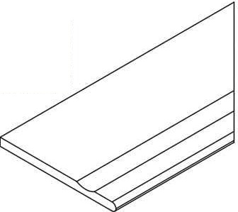 Бортик Магма Минерал 30x60 с выемкой закругленный правый (620090001350) Бортик Магма Минерал 30x60 с выемкой закругленный правый (620090001350)