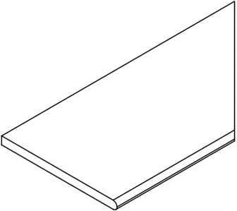 Бортик Фоссил Блэк 30x120 закругленный правый (620090001436) Бортик Фоссил Блэк 30x120 закругленный правый (620090001436)