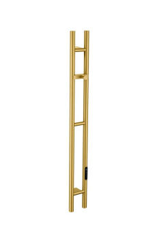 729-BR Полотенцесушитель электрический 2-трубы круглый BRONZE