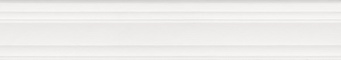 BLF027R Бордюр Багет Беллони белый матовый обрезной 40x7,3x2,7