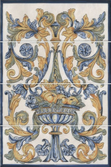 HGD/A347/4x/15129 Панно Площадь Испании 15х40 фото HGD/A347/4x/15129 Панно Площадь Испании 15х40