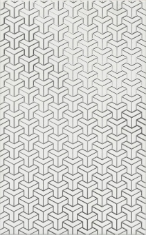 HGD/A371/6397 Декор Ломбардиа белый 25x40x8