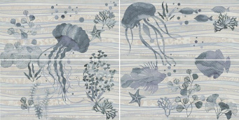 HGD/A374/4x/11144R Панно Маритимос 30х60 фото HGD/A374/4x/11144R Панно Маритимос 30х60