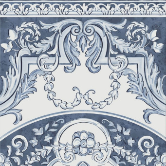 HGD/A511/SG9174 Декор Алмаш продолжение угла cиний 30х30 30x30x8