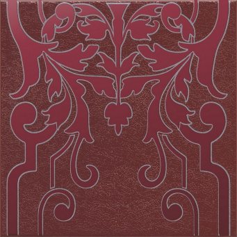 HGD/C566/5293 Декор Барберино 2 бордо глянцевый 20x20x0,69 фото HGD/C566/5293 Декор Барберино 2 бордо глянцевый 20x20x0,69