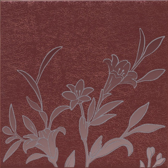 HGD/C569/5293 Декор Барберино 5 бордо глянцевый 20x20x0,69 фото HGD/C569/5293 Декор Барберино 5 бордо глянцевый 20x20x0,69