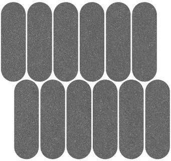 ID147 Декор Джиминьяно наборный антрацит матовый 30x32x0,9 фото ID147 Декор Джиминьяно наборный антрацит матовый 30x32x0,9