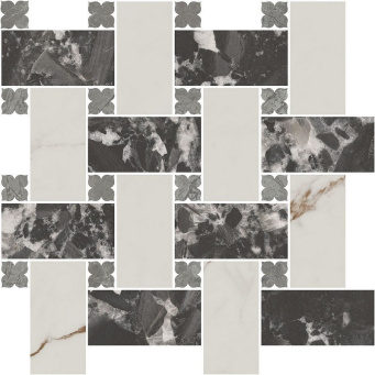 ID163 Декор Риальто 3 наборный матовый 43,5x43,5x0,9 фото ID163 Декор Риальто 3 наборный матовый 43,5x43,5x0,9