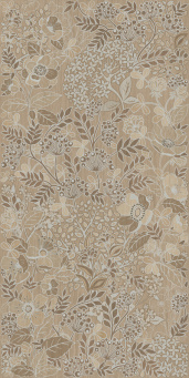 KM1224G0061R Люберон бежевый декорированный матовый обрезной 119,5x238,5x0,9 керамогранит