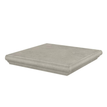 KM4040G0011NGTA Ступень угловая Хадду серый светлый матовый 34x34x0,8 фото KM4040G0011NGTA Ступень угловая Хадду серый светлый матовый 34x34x0,8