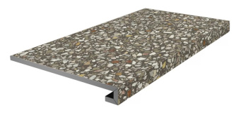 KM6060G0051RGCF Ступень фронтальная клееная Бричиола коричневый матовый обрезной 33x60x0,9 фото KM6060G0051RGCF Ступень фронтальная клееная Бричиола коричневый матовый обрезной 33x60x0,9