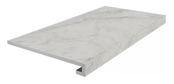 KM6060G0321RGCF Ступень фронтальная клееная Тубкаль белый матовый обрезной 33x60x0,9 фото KM6060G0321RGCF Ступень фронтальная клееная Тубкаль белый матовый обрезной 33x60x0,9