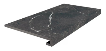 KM6060G0331RGCF Ступень фронтальная клееная Тубкаль чёрный матовый обрезной 33x60x0,9 фото KM6060G0331RGCF Ступень фронтальная клееная Тубкаль чёрный матовый обрезной 33x60x0,9