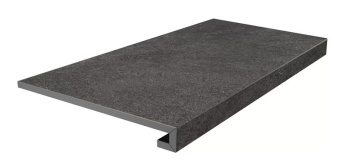 KM8080G0061RGCF Ступень фронтальная клееная Портленд антрацит матовый обрезной 33x80x0,9