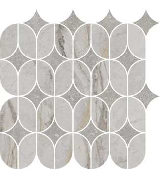 KMD2HID004BR Ифран наборный серый светлый глянцевый обрезной 30x32,5x0,9 декор фото KMD2HID004BR Ифран наборный серый светлый глянцевый обрезной 30x32,5x0,9 декор