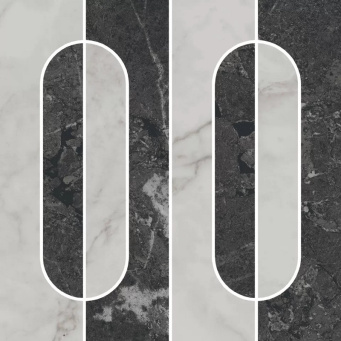 KMD2HID013GR Тубкаль наборный матовый обрезной 30x30x0,9 декор фото KMD2HID013GR Тубкаль наборный матовый обрезной 30x30x0,9 декор