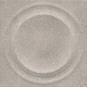 KMD2OBE002BR Арль серый матовый структура обрезной 20x20x0,95 декор