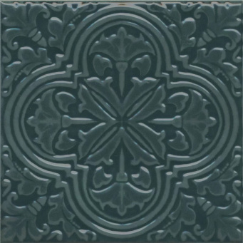 KMD3STA003BN Фес зелёный тёмный глянцевый 15x15x0,77 декор фото KMD3STA003BN Фес зелёный тёмный глянцевый 15x15x0,77 декор