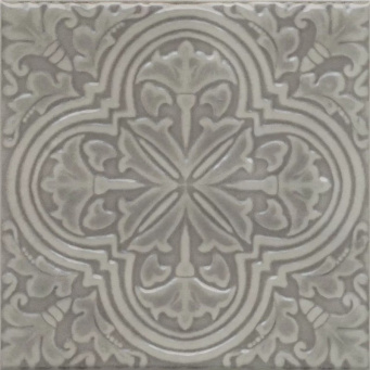 KMD3STA006BN Фес серый глянцевый 15x15x0,77 декор фото KMD3STA006BN Фес серый глянцевый 15x15x0,77 декор