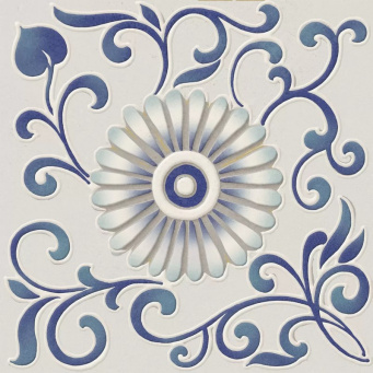 KMD3STA012BN Шавен 6 матовый 20x20x0,69 декор