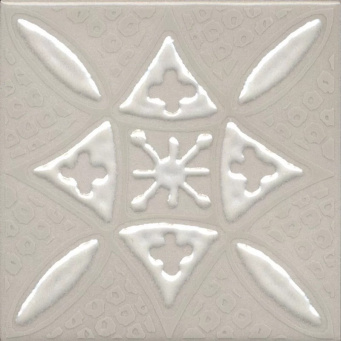 KMD3STA018GN Бахия 2 серый светлый глянцевый 9,8x9,8x0,7 декор