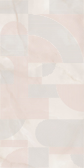 KMD3STA105BR Сен-Тропе розовый светлый глянцевый обрезной 60x119,5x0,9 декор
