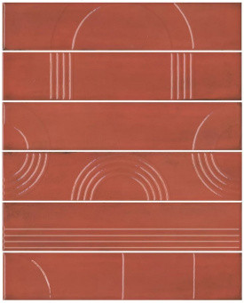 KMP3STA005RN6X Панно Мажорель красный глянцевый (из 6 частей 6х28,5) 36x28,5x1 фото KMP3STA005RN6X Панно Мажорель красный глянцевый (из 6 частей 6х28,5) 36x28,5x1