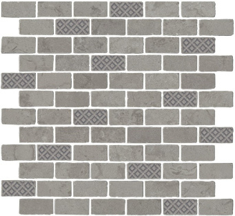 MBD011 Декор Про Лаймстоун Антика 3 мозаичный серый матовый 32х30х0,9 фото MBD011 Декор Про Лаймстоун Антика 3 мозаичный серый матовый 32х30х0,9