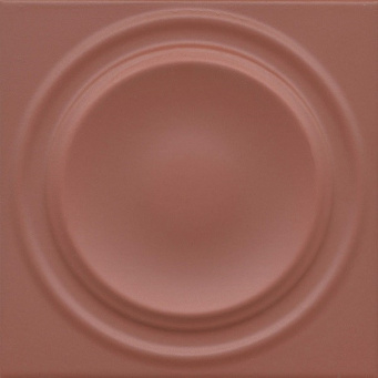 OBE003 Декор Аква Альта 2 красный матовый структура 20x20x0,95 фото OBE003 Декор Аква Альта 2 красный матовый структура 20x20x0,95