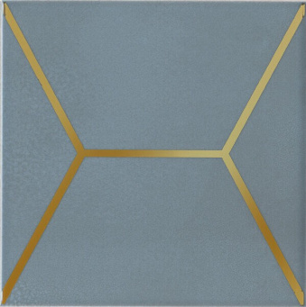 OP/E181/17067 Декор Витраж голубой 15x15x6,9 фото OP/E181/17067 Декор Витраж голубой 15x15x6,9