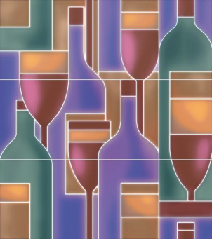 OS/A299/3x/15079 Панно Карминьяно матовый 45x40x0,8 фото OS/A299/3x/15079 Панно Карминьяно матовый 45x40x0,8