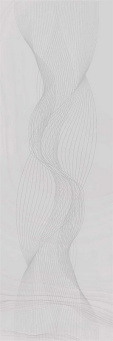OS/A362/14069R Декор Веро серый светлый глянцевый обрезной 40x120x1