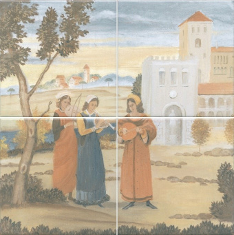 VB/A04/4x/17000 Панно Виченца, 4 части 15х15 (размер каждой части) 30х30х6,9 фото VB/A04/4x/17000 Панно Виченца, 4 части 15х15 (размер каждой части) 30х30х6,9