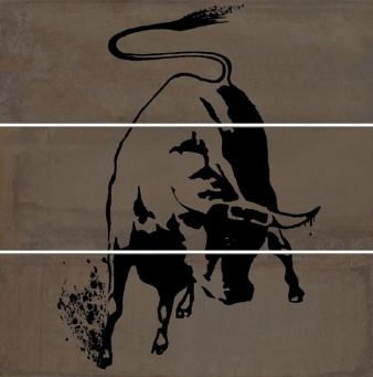 VB/A21/3x/13062TR Панно Раваль Бык матовый (из 3 ч. разм. 30x89,5) обрезной 90x90x0,9 фото VB/A21/3x/13062TR Панно Раваль Бык матовый (из 3 ч. разм. 30x89,5) обрезной 90x90x0,9