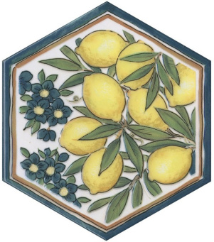 VT/A540/24035 Декор Флорентина 3 глянцевый 20x23,1x0,69 фото VT/A540/24035 Декор Флорентина 3 глянцевый 20x23,1x0,69