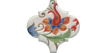 VT/A583/65000 Декор Арабески Тоскана 7 глянцевый 6,5x6,5x0,7