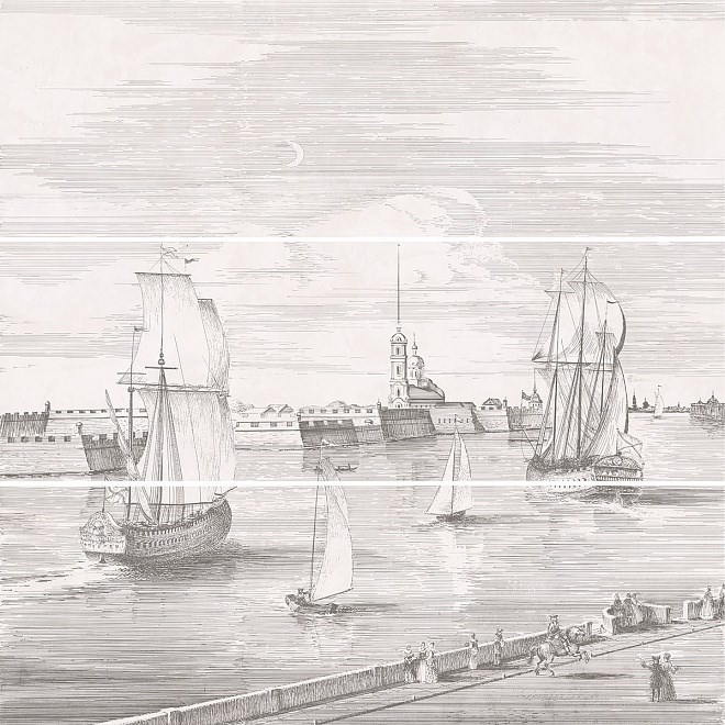 12108R/3x/3F Панно Город на воде SPb, 3 части 25х75, обрезной (размер каждой части) 75х75х9 12108R/3x/3F Панно Город на воде SPb, 3 части 25х75, обрезной (размер каждой части) 75х75х9