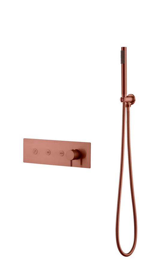 130-SYS-BRB Смеситель FUSION с ручным душем BRUSHED BRONZE 130-SYS-BRB Смеситель FUSION с ручным душем BRUSHED BRONZE